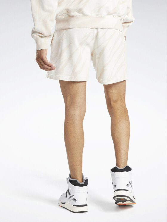 Reebok Reebok Спортни шорти Classics Block Party Shorts HT8180 Бял