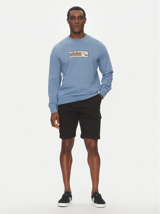 Quiksilver Quiksilver Bluza EQYFT05055 Niebieski Regular Fit