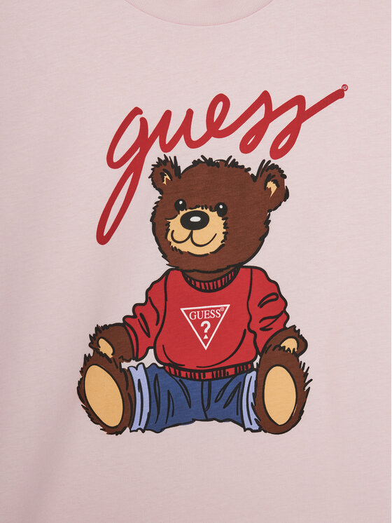 Guess Guess T-shirt H4BJ06 I3Z14 Ružičasta Regular Fit