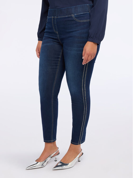 Fiorella Rubino Fiorella Rubino Jeansy P420T005029N034 Niebieski Skin Fit