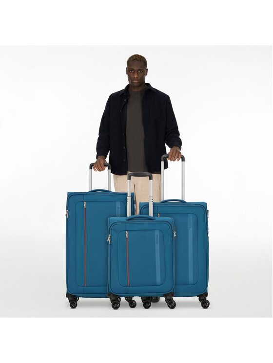 American Tourister American Tourister Komplet walizek 318128 Błękitny
