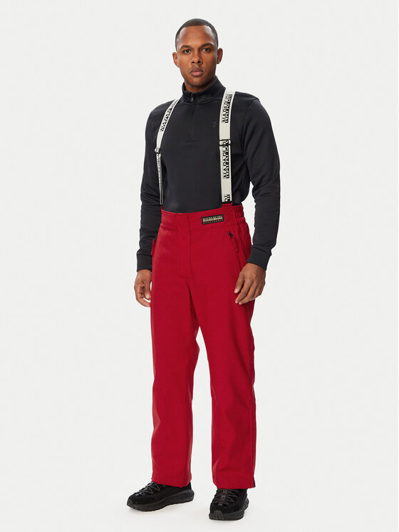 Napapijri Skihose Colbeck Next NP0A8B3E Dunkelrot Loose Fit