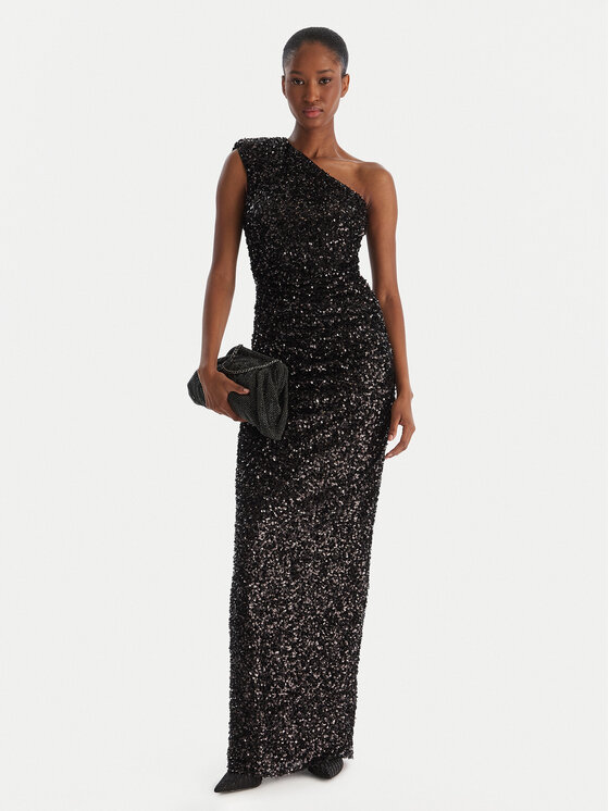 ACCESS FASHION ACCESS FASHION Rochie de seară 54-3354-612 Negru Slim Fit