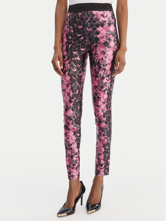 Versace Jeans Couture Versace Jeans Couture Leggings 80HAC101 JS552 Rózsaszín Slim Fit