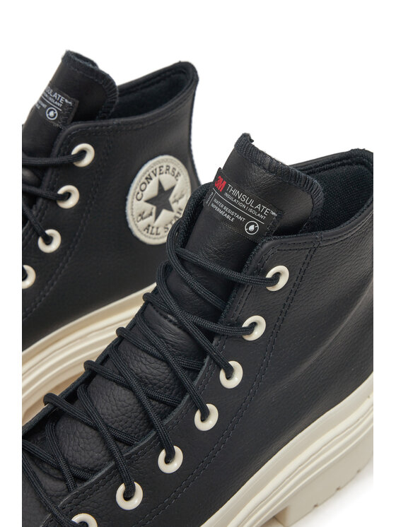 Converse Converse Sportbačiai Chuck Taylor All Star Lugged Heel Platform Waterproof A12328C 001 Juoda