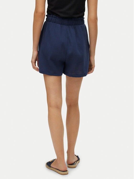 Vero Moda Vero Moda Szövet rövidnadrág Natali 10279687 Kék Baggy Fit