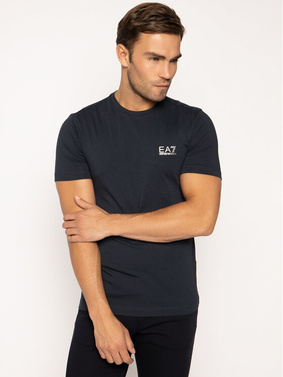 EA7 Emporio Armani EA7 Emporio Armani Tričko 8NPT52 PJM5Z 0578 Tmavomodrá Regular Fit