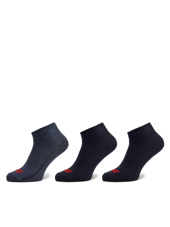 Levi's® Levi's® Set de 3 perechi de șosete lungi pentru bărbați 37157-0981 Bleumarin