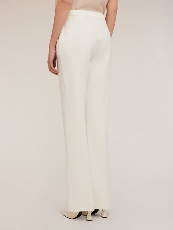 Motivi Motivi Pantaloni di tessuto P287Q003944N011 Bianco Flare Fit
