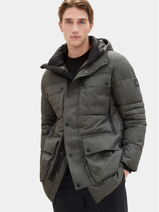 Tom Tailor Tom Tailor Зимно яке 1037359 Сив Regular Fit