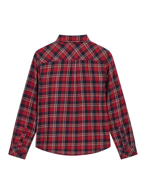 Guess Guess Риза L6BH02 W4107 Червен Regular Fit