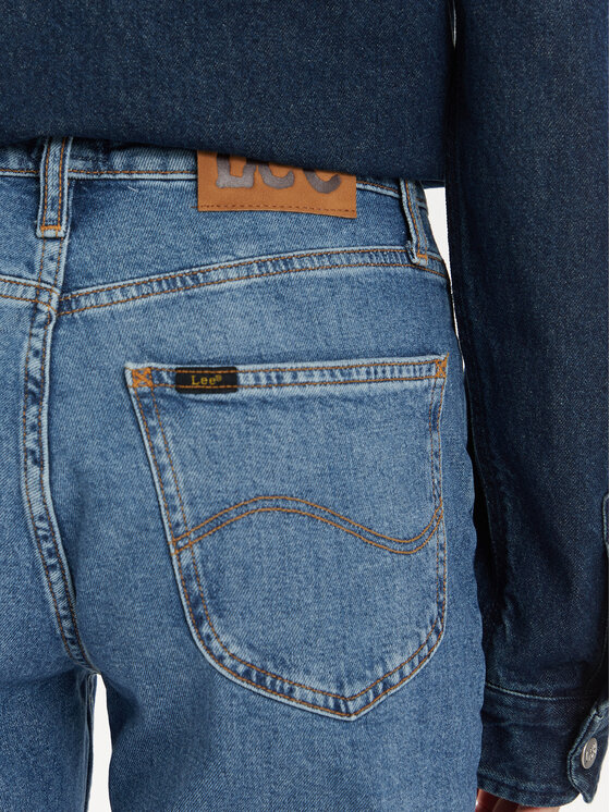 Lee Lee Jeansy Carol 112350789 Niebieski Straight Fit