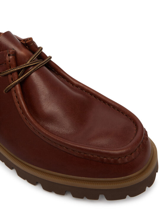 Clarks Clarks Półbuty Cleyhill Seam 26186417 Brązowy