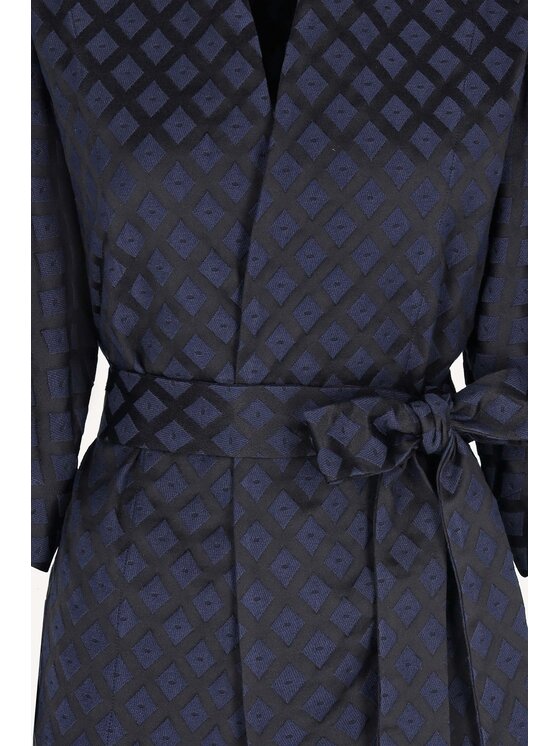 Castellani Castellani Kimono Flavia Granatowy Regular Fit