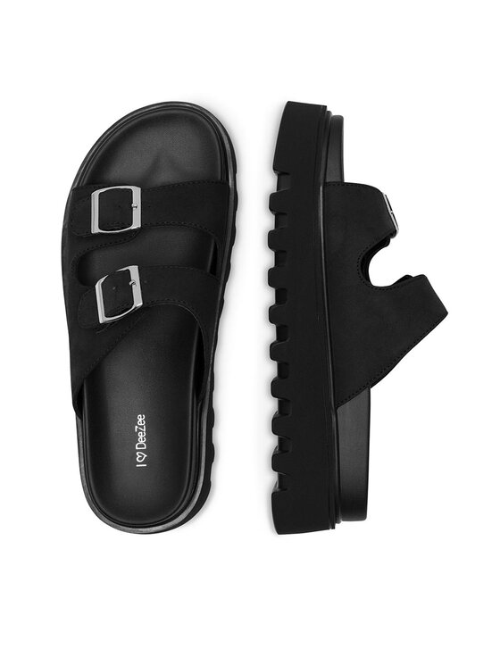 DeeZee DeeZee Klapki HY86009-19 Czarny