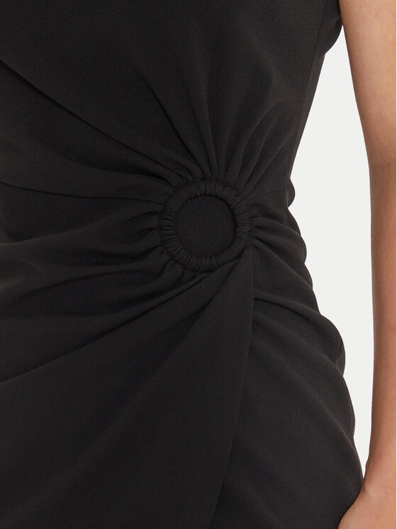 DKNY DKNY Koktejlové šaty DD4G128C Černá Slim Fit