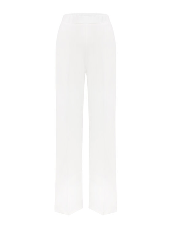 KMX KMX Spodnie materiałowe 808770009 Écru Straight Fit