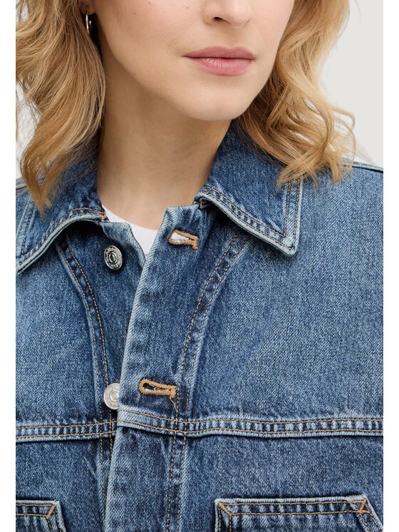 Calvin Klein Jeans Calvin Klein Jeans Μπουφάν μεταβατικό LV047E906G Μπλε Casual Fit