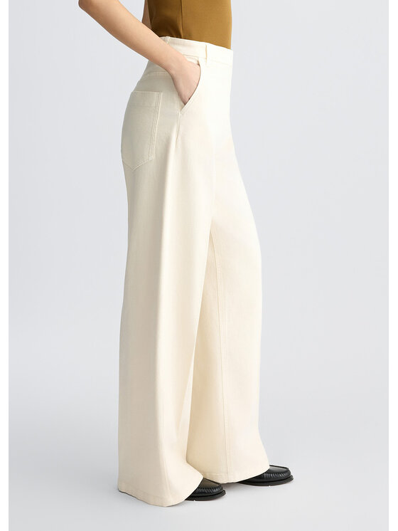 Liu Jo Liu Jo Pantalone da abito CA5334T1819X0657 Bianco Regular Fit