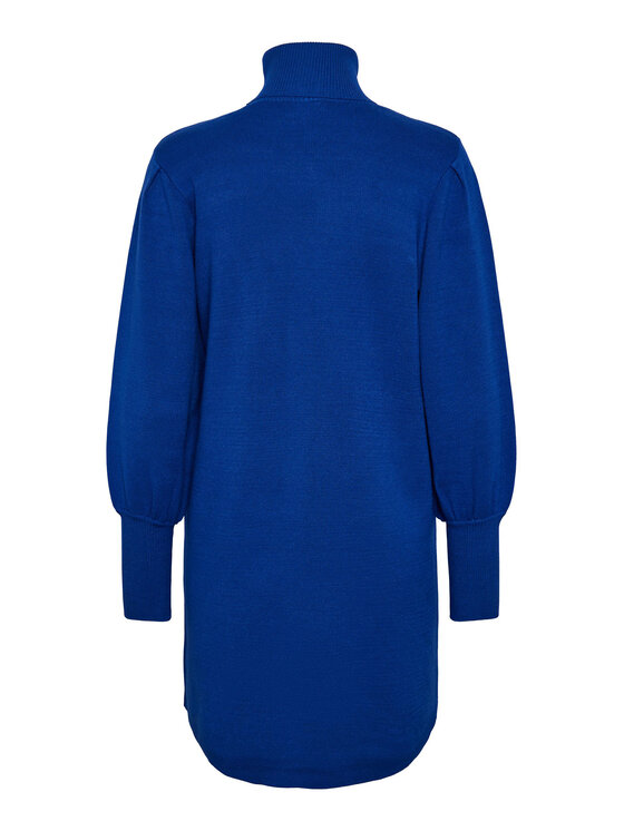 YAS YAS Strickkleid 26030696 Blau Regular Fit