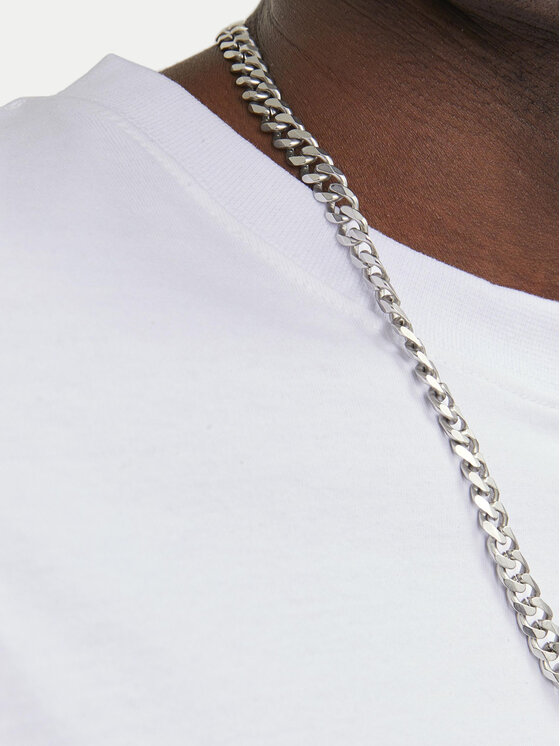 Jack&Jones Jack&Jones S dlouhým rukávem Vesterbro 12251775 Bílá Loose Fit