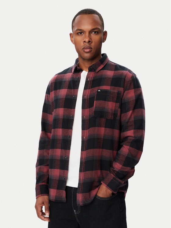 Quiksilver Quiksilver Риза Motherfly Plaid EQYWT04712 Бордо Regular Fit
