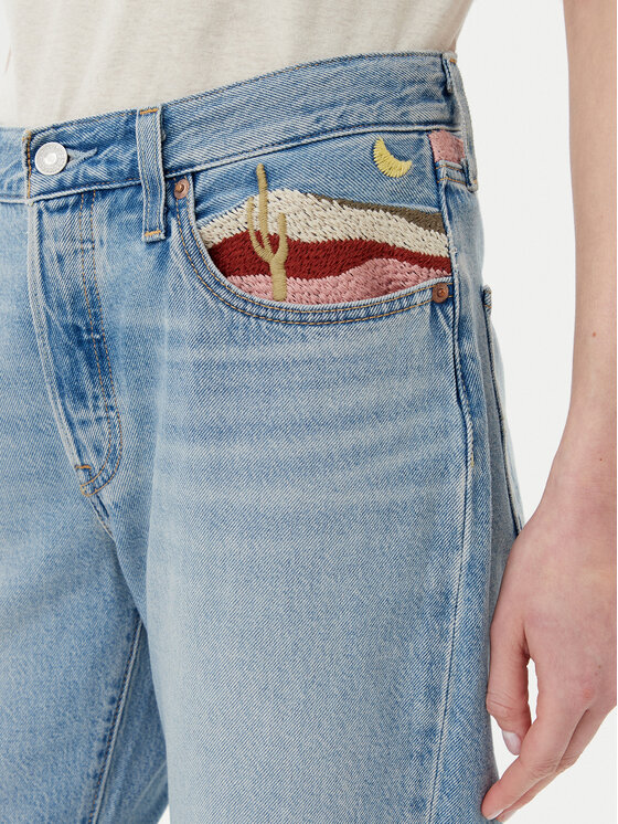 Levi's® Levi's® Džínsy 501® 90's A9150-0008 Modrá Loose Fit