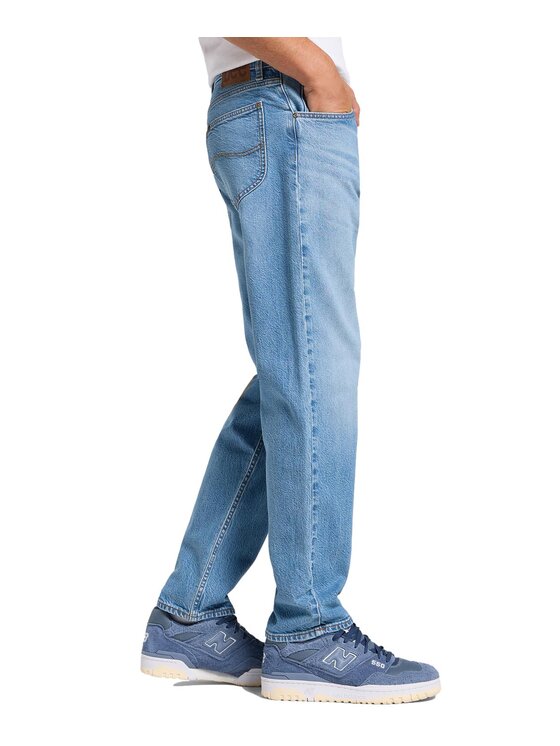 Lee Lee Jeansy 112363723 Niebieski Relaxed Fit