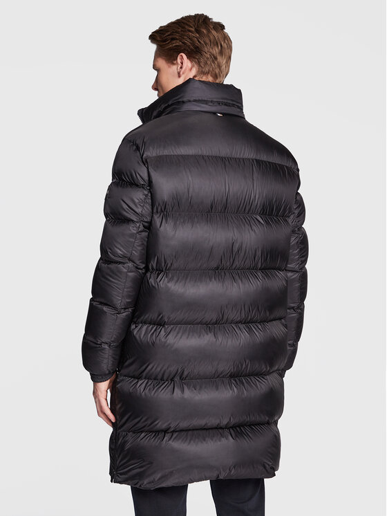 BOSS Boss Пуховик Donden 50476213 Чорний Regular Fit