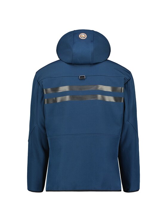 Geographical Norway Geographical Norway Kurtka softshell WY8028H/GN-MARINE / ORANGE Granatowy Regular Fit