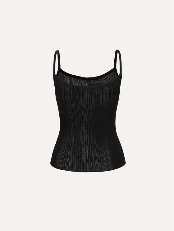 La Mania La Mania Top RAMON Nero Basic Fit