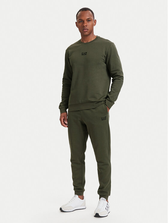 EA7 Emporio Armani Trening 8NPV66 PJVTZ U7014 Verde închis Regular Fit