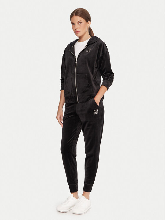DKNY Sport DKNY Sport Παντελόνι φόρμας DP5P3710 Μαύρο Regular Fit