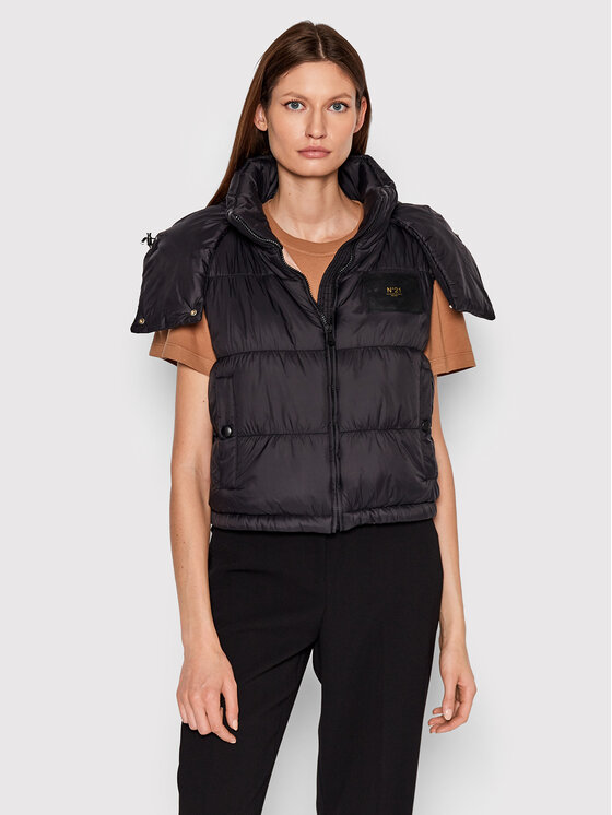 N°21 Vestă 22I N2M0 O081 5004 Negru Regular Fit 22I imagine noua