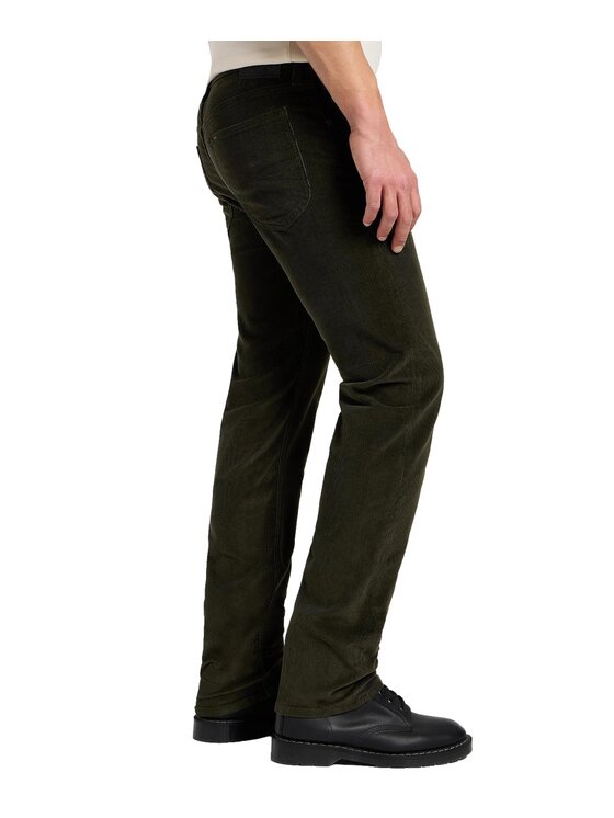 Lee Lee Spodnie materiałowe 112355816 Zielony Regular Fit