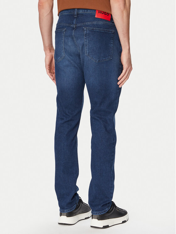 HUGO HUGO Traperice 50556089 Tamnoplava Slim Fit