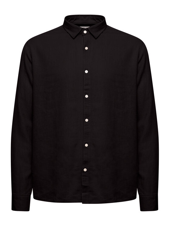 Solid Solid Camicia 21107646 Nero Regular Fit
