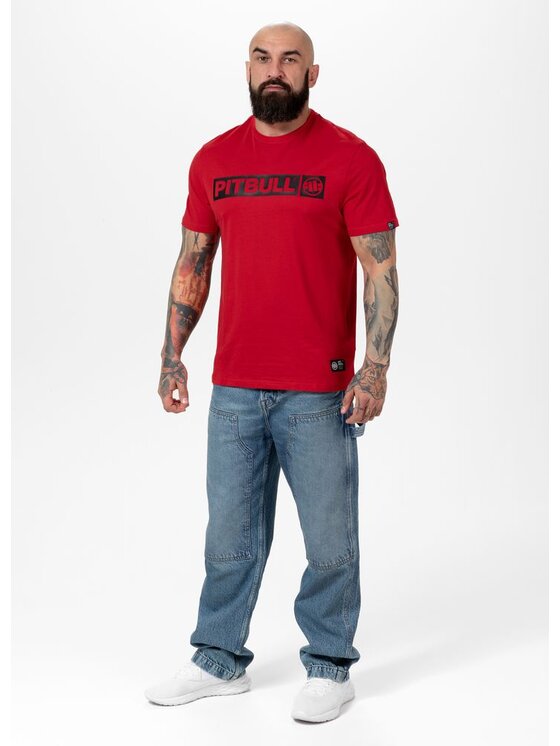 PITBULL PITBULL T-Shirt HILLTOP Czerwony Regular Fit