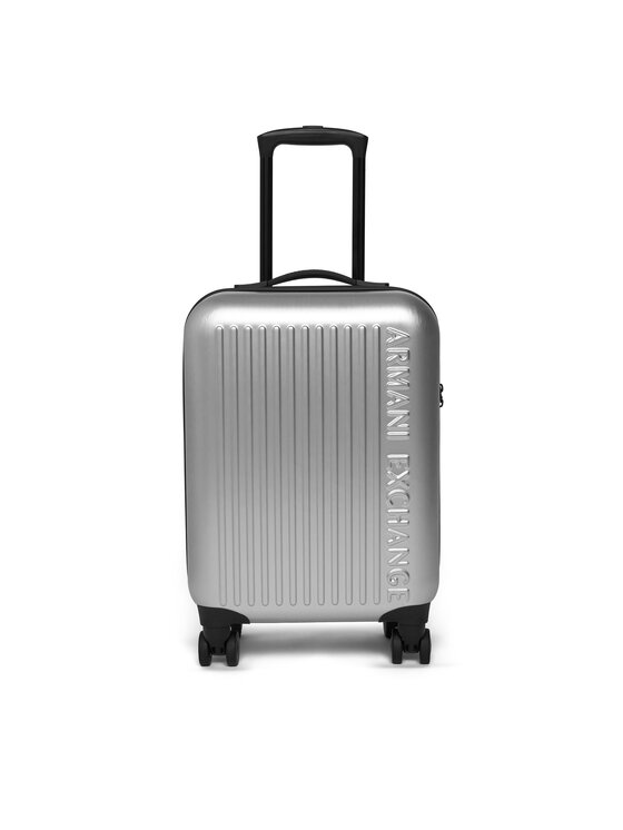 Armani Exchange Armani Exchange Rankinio bagažo lagaminas XW002233 AF21472 M8104 Sidabrinė