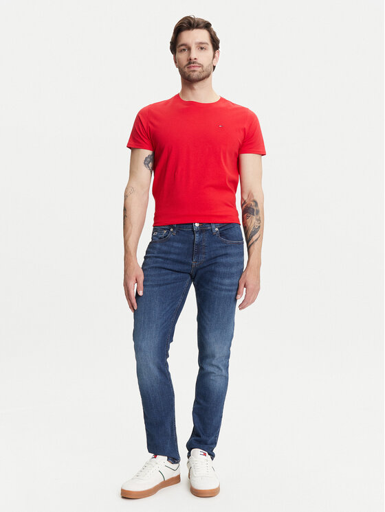 Tommy Jeans Tommy Jeans Jeansy Scanton DM0DM21890 Granatowy Slim Fit