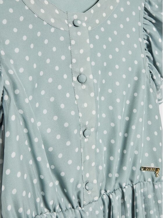 Guess Guess Повсякденна сукня J3GK25 WA2T0 Зелений Regular Fit