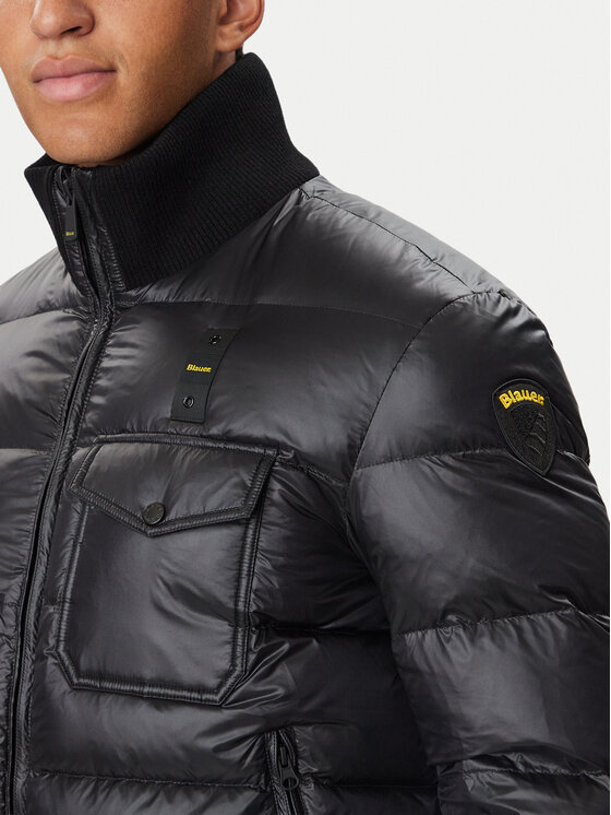 Blauer Blauer Пухено яке Robert 26WBLUC03138 Черен Regular Fit