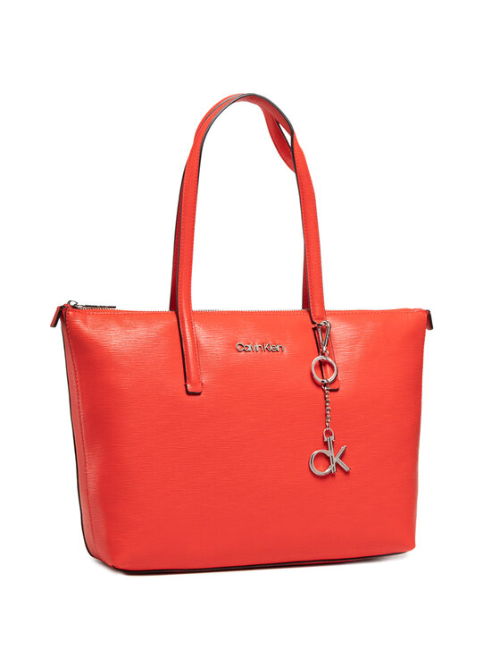 Borsetta Shopper Md Wave Saffiano K60K608137 Rosso...