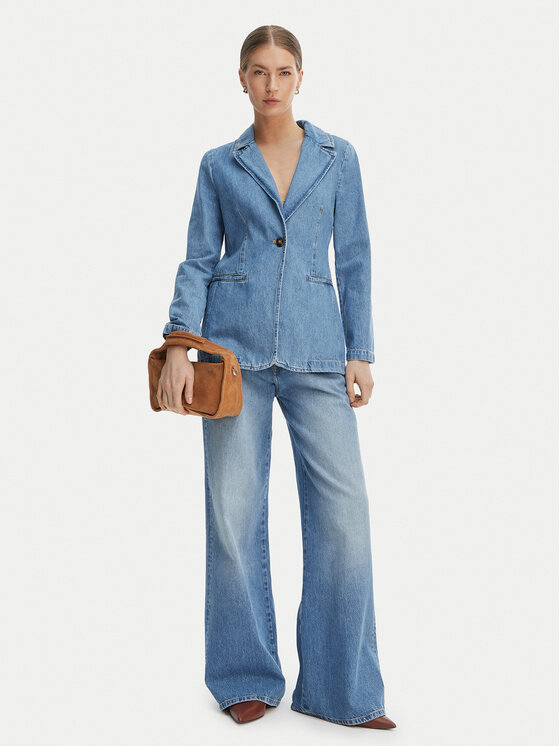 Marella Marella Bleizers Teca 2615041021 Zils Regular Fit