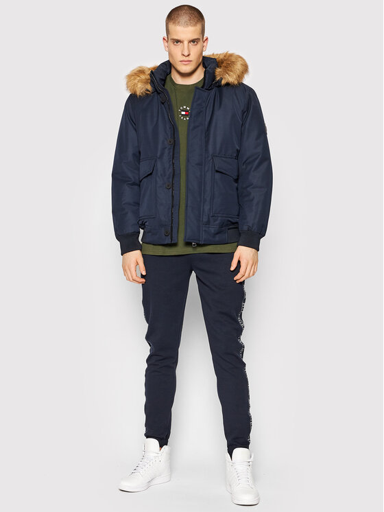 Tommy Hilfiger Tommy Hilfiger Puhovka Rockie MW0MW19662 Mornarsko modra Regular Fit