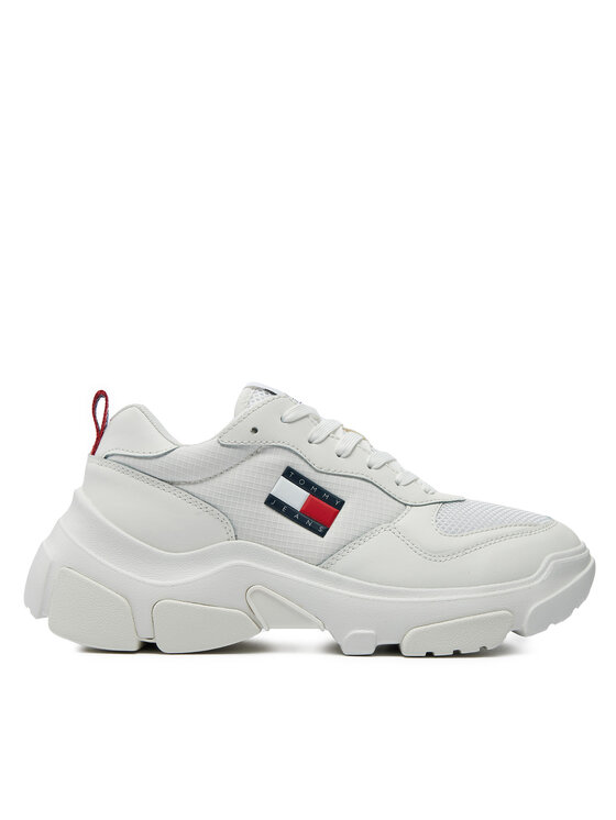 Tommy Jeans Snīkeri Tjw Lightweight Hybrid Runner EN0EN02580 Écru