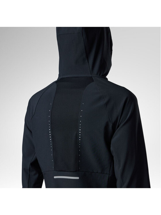 Rossignol Rossignol Kurtka outdoor W Venon Wind Hoodie Jacket Czarny Slim Fit
