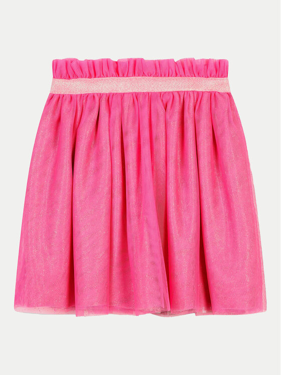 Billieblush Billieblush tiulio sijonas U20559 Rožinė Regular Fit