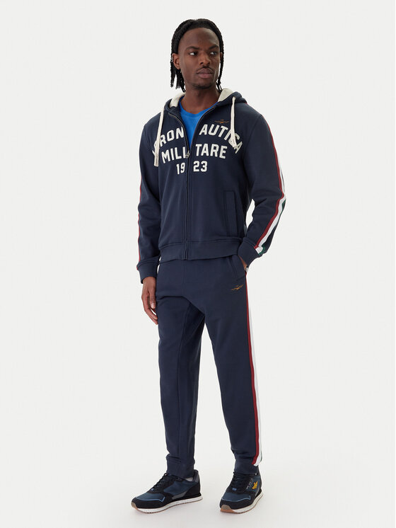 Aeronautica Militare Aeronautica Militare Bluza 261FE2070UF00677 Granatowy Comfort Fit