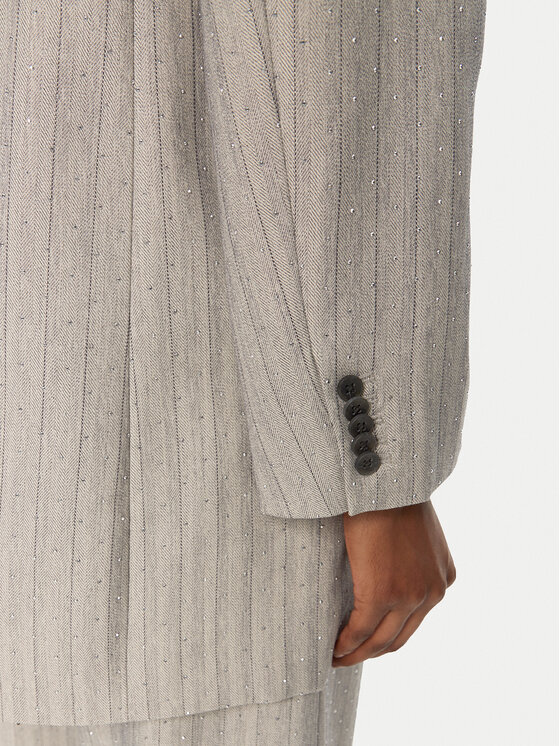 Munthe Munthe Marynarka 244151224410 Szary Regular Fit